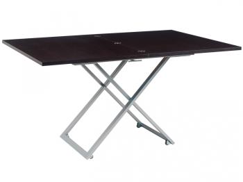 Стол-трансформер Compact D23/S59 венге/опоры серебро (У)