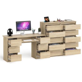 Стол компьютерный СВК Мори МС-2 + Комод МК1200.10