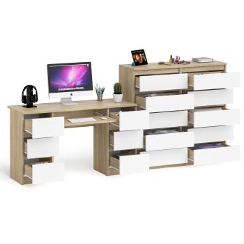 Стол компьютерный СВК Мори МС-2 + Комод МК1200.10