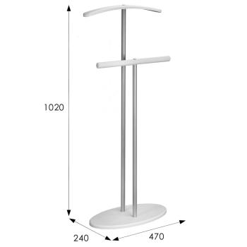 Вешалка костюмная Мебелик Дэви 2
