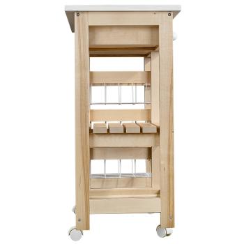 Тумба с баром и корзинами Мебелик