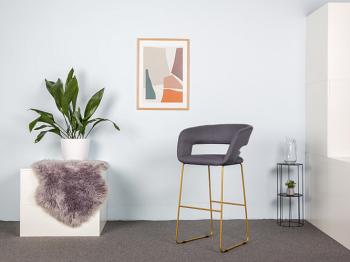 Кресло барное R-home Hugs Линк Золото