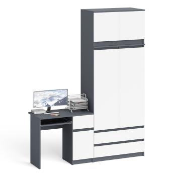 Графит/Белый