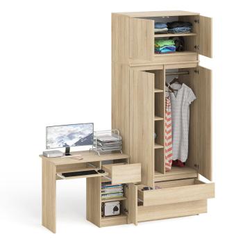 Стол компьютерный СВК Мори МС-1 правый + Шкаф МШ900.1 + Антресоль МА900.1