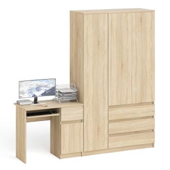 Стол компьютерный СВК Мори МС-1 левый + Шкаф МШ1200.1