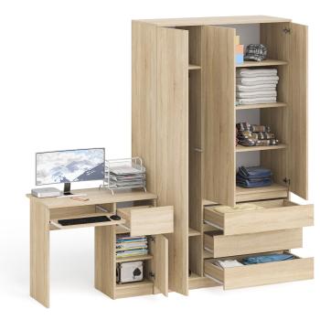 Стол компьютерный СВК Мори МС-1 левый + Шкаф МШ1200.1