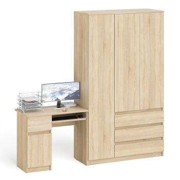 Стол компьютерный СВК Мори МС-1 правый + Шкаф МШ1200.1