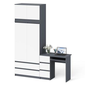 Графит/Белый