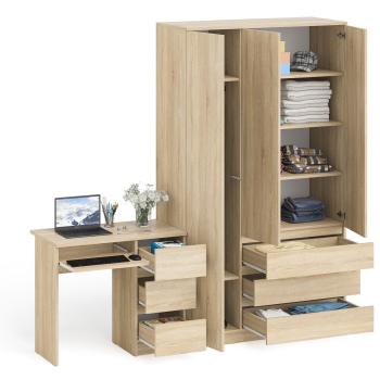 Стол компьютерный СВК Мори МС-6 правый + Шкаф МШ1200.1