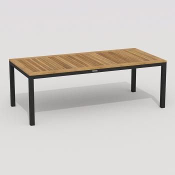 Обеденная группа Ideal Patio TELLA FESTA - стол тик 220/каркас карбон