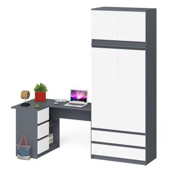 Графит/Белый