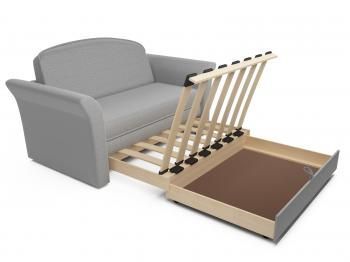 Диван Mebel-ars Малютка №2 (рогожка серая)