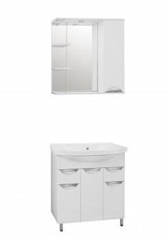 Тумба с раковиной Style Line Жасмин 80 (2 ящ.) + Умывальник Эльбрус 80