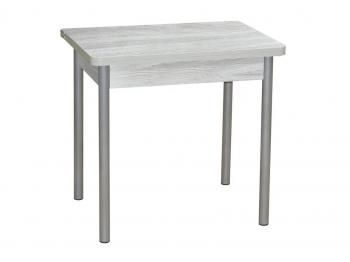 Ясень шимо светлый /Опора № 2-круглая серебристый металлик