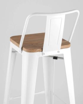 Стул барный STOOL GROUP TOLIX WOOD со спинкой
