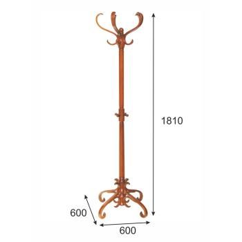 Вешалка напольная Мебелик В 2Н