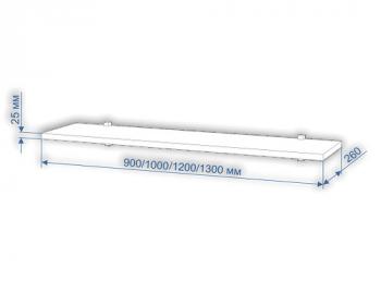 Полка навесная открытая Мэрдэс ПНО-КнПН-100