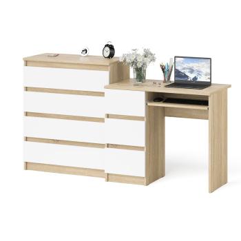 Дуб сонома/белый