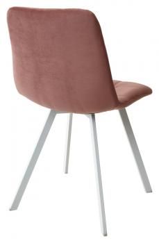 Стул M-CITY CHILLI-Q SQUARE Велюр, белый каркас
