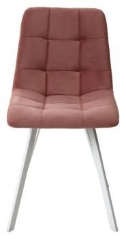 Стул M-CITY CHILLI-Q SQUARE Велюр, белый каркас