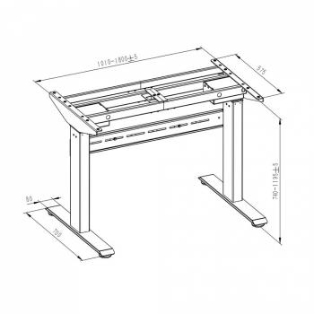 Подстолье с электроприводом LuxAlto LA-2A2 HARD