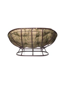 Диван M-group МАМАСАН без ротанга коричневое