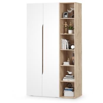 Шкаф двухстворчатый Mobi Муссон 13.198 + 13.349 Стеллаж