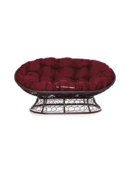 бордовая подушка