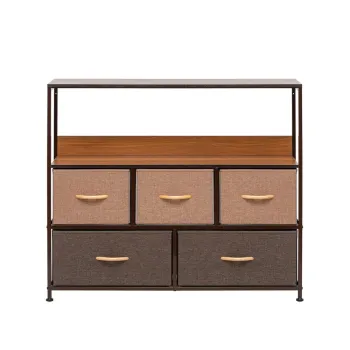 Комод Leset Локи 5 ящиков с полкой