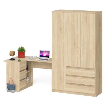Стол компьютерный СВК Мори МС-16 левый + Шкаф МШ1200.1