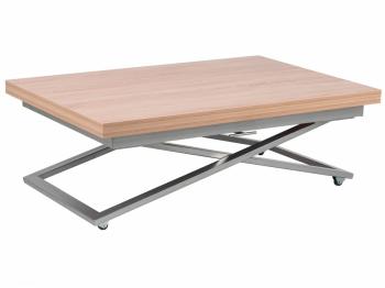 Стол-трансформер Levmar Compact D89/S59 Дуб Сонома/Серебро