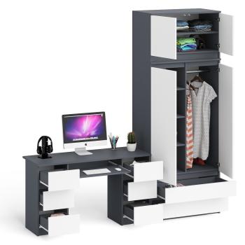 Стол компьютерный СВК Мори МС-2 + Шкаф МШ900.1