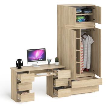 Стол компьютерный СВК Мори МС-2 + Шкаф МШ900.1 + Антресоль МА900.1