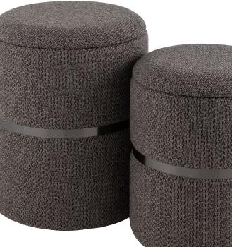 Комплект пуфов STOOL GROUP Гвейн с ящиком