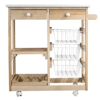 Тумба с баром и корзинами Мебелик