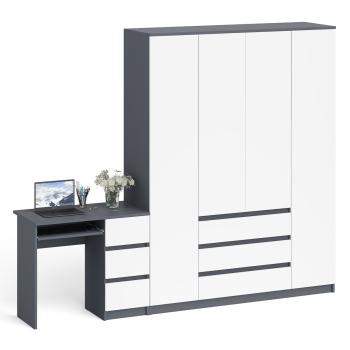 Стол компьютерный СВК Мори МС-6 правый + Шкаф МШ1600.1