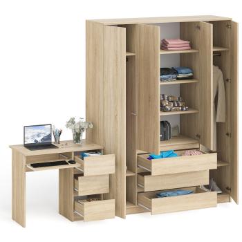 Стол компьютерный СВК Мори МС-6 правый + Шкаф МШ1600.1