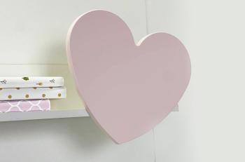 Полка навесная Мебельсон Сердечко