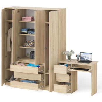 Стол компьютерный СВК Мори МС-6 левый + Шкаф МШ1600.1