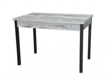 Бетон пайн темный/ опора Квадро черный муар