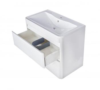 Тумба напольная Style Line Атлантика 100 + Умывальник Атлантика 100