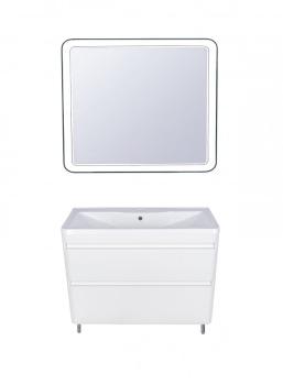 Тумба напольная Style Line Атлантика 100 + Умывальник Атлантика 100