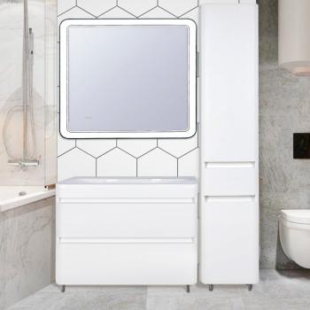 Тумба напольная Style Line Атлантика 100 + Умывальник Атлантика 100