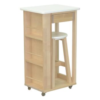 Тумба с табуретом Мебелик