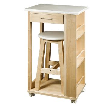 Тумба с табуретом Мебелик