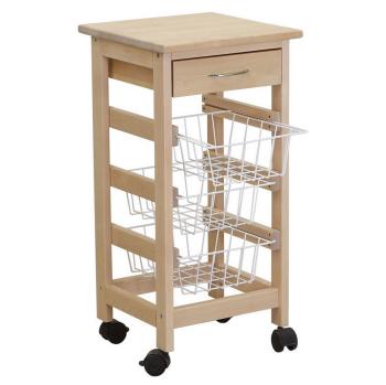 Тумба с ящиком и корзинами Мебелик