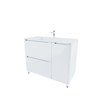 Тумба с умывальником напольная IDDIS Edifice 100 см