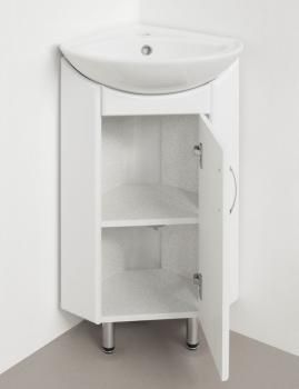 Тумба с раковиной Style Line Веер угловая + Умывальник ВЕЕР угловой