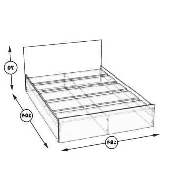 Кровать СВК Стандарт 1800
