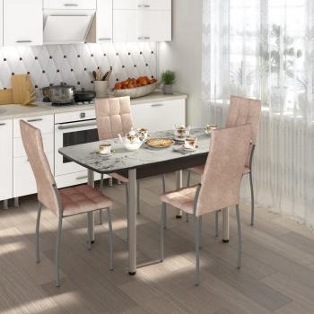 Обеденный комплект Betel Флорида+Волна (ноги окрас)